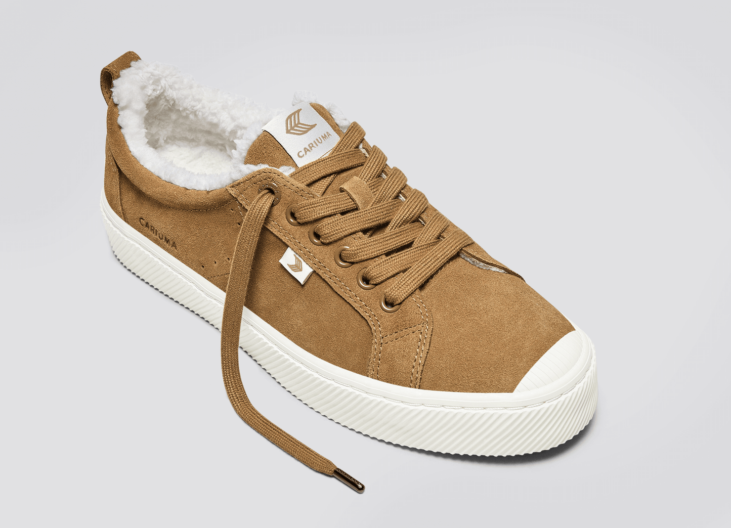 OCA Therma Low Camel Suede Sneaker
