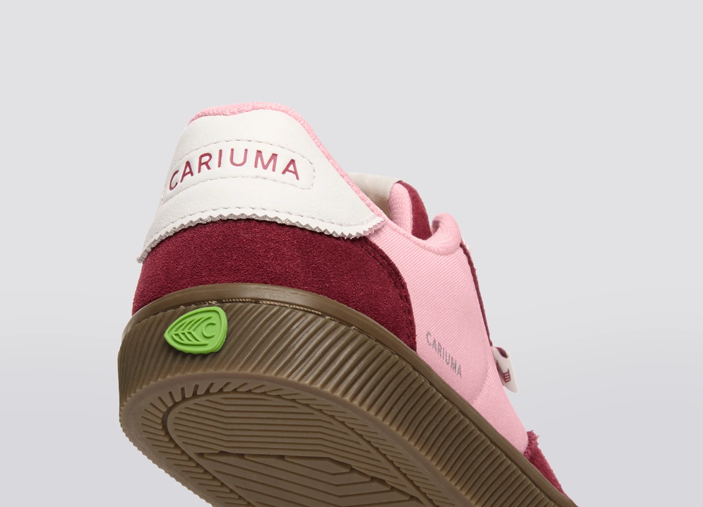 TOCA Teak Bright Rose Nylon Cabernet Suede Sneaker
