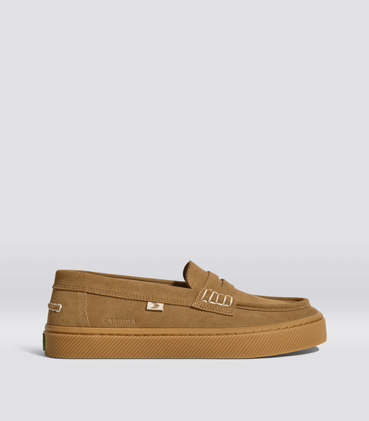 CAJU Loafer Gum Camel Suede