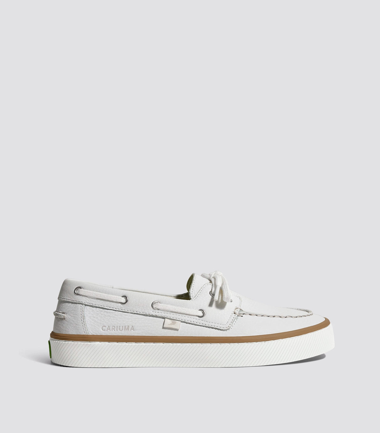Mare Boat Shoe White Premium Leather