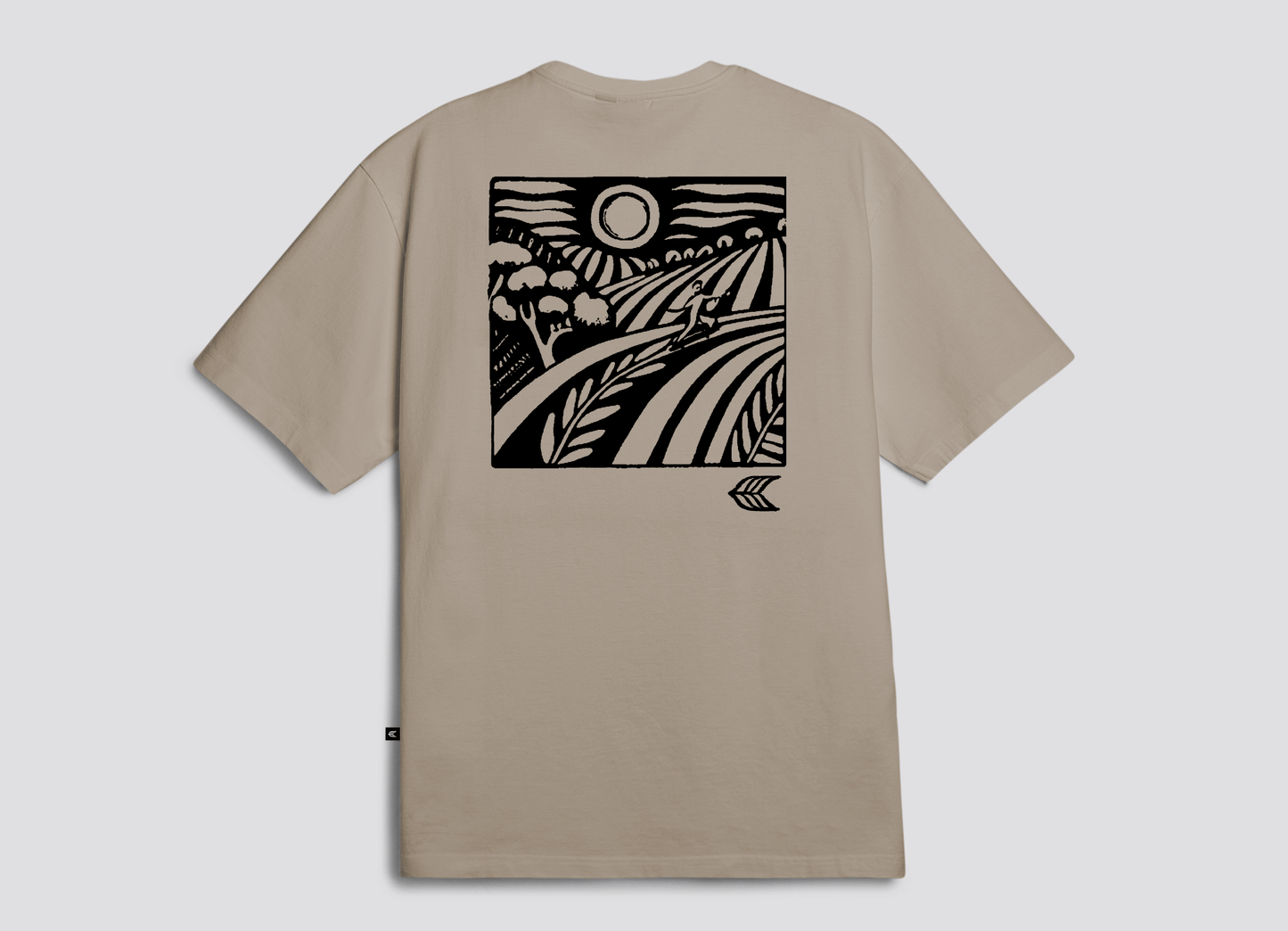 LUAN T-Shirt Sand Olive Farming