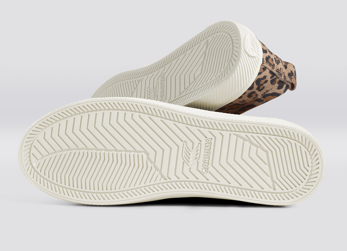 OCA Low Leopard Print Suede Sneaker