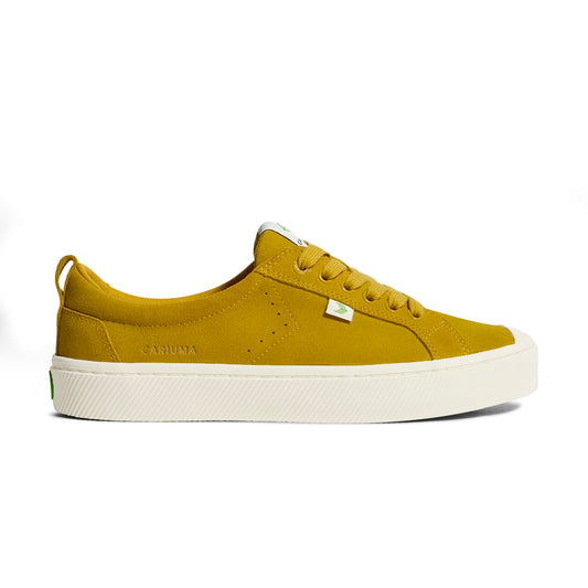 OCA Low Lemon Curry Suede Sneaker