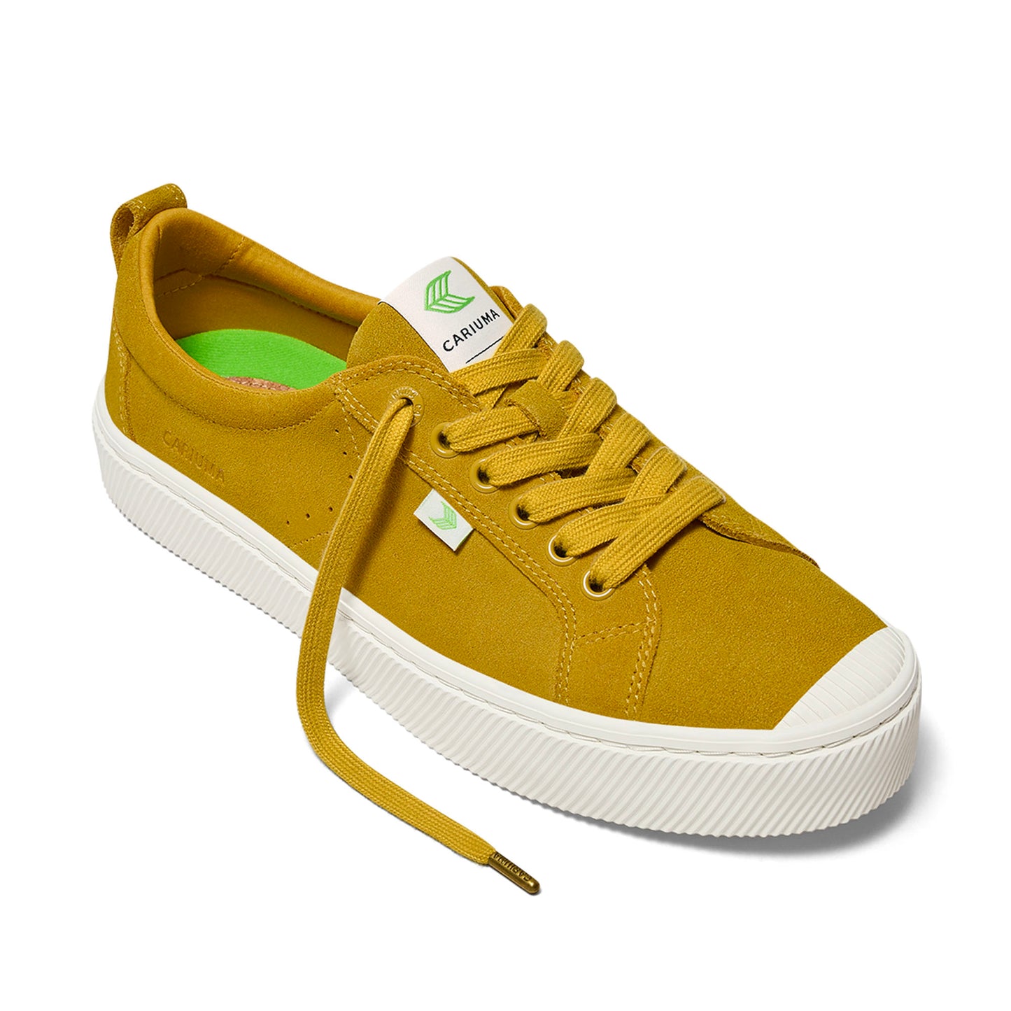 OCA Low Lemon Curry Suede Sneaker