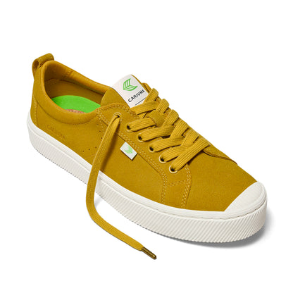 OCA Low Lemon Curry Suede Sneaker