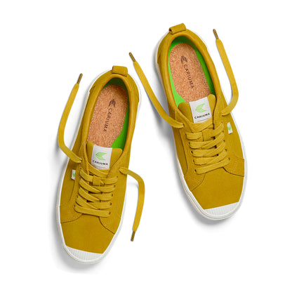 OCA Low Lemon Curry Suede Sneaker