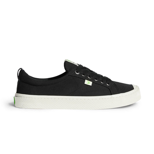 OCA Low Black Canvas Sneaker