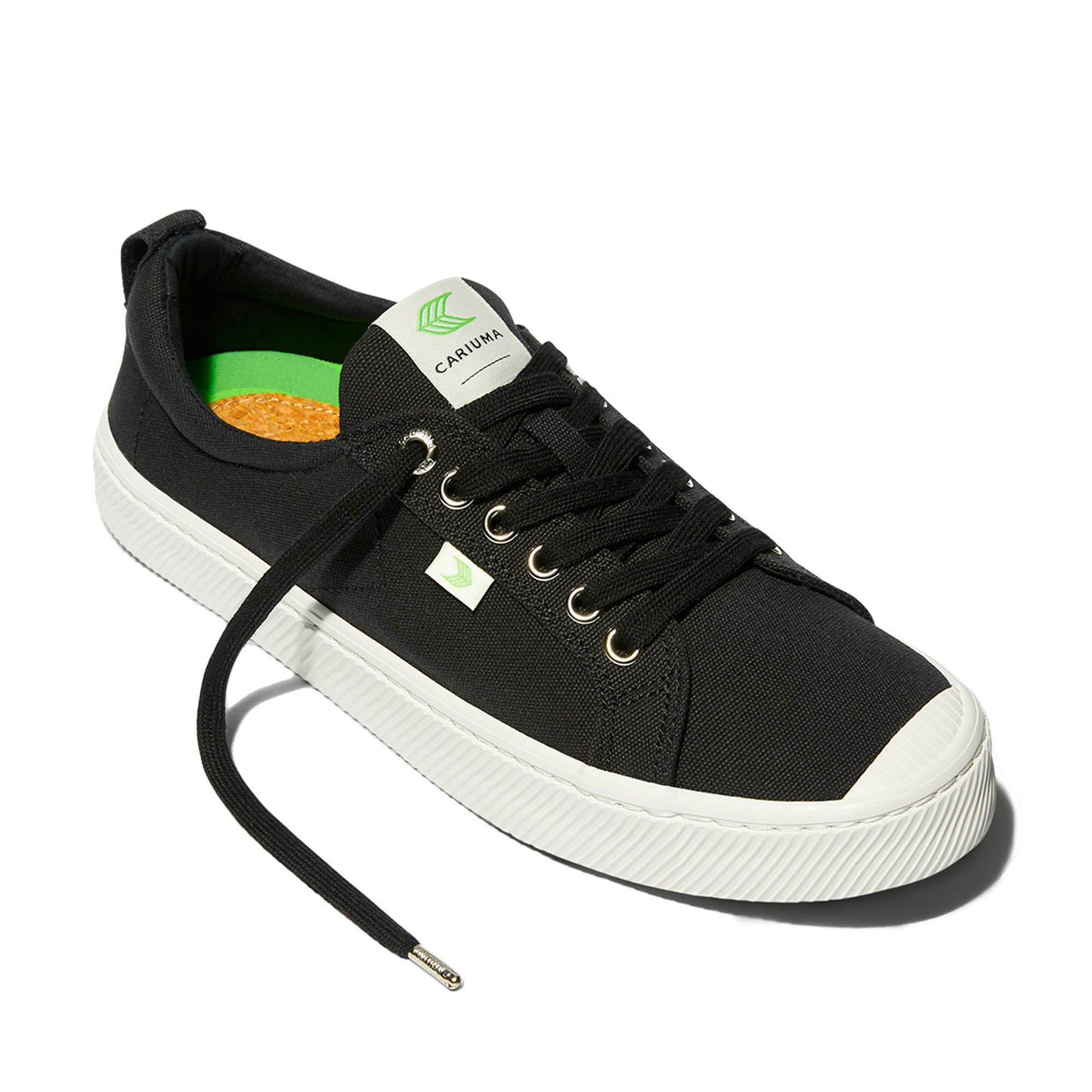 OCA Low Black Canvas Sneaker