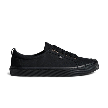 OCA Low All Black Canvas Sneaker