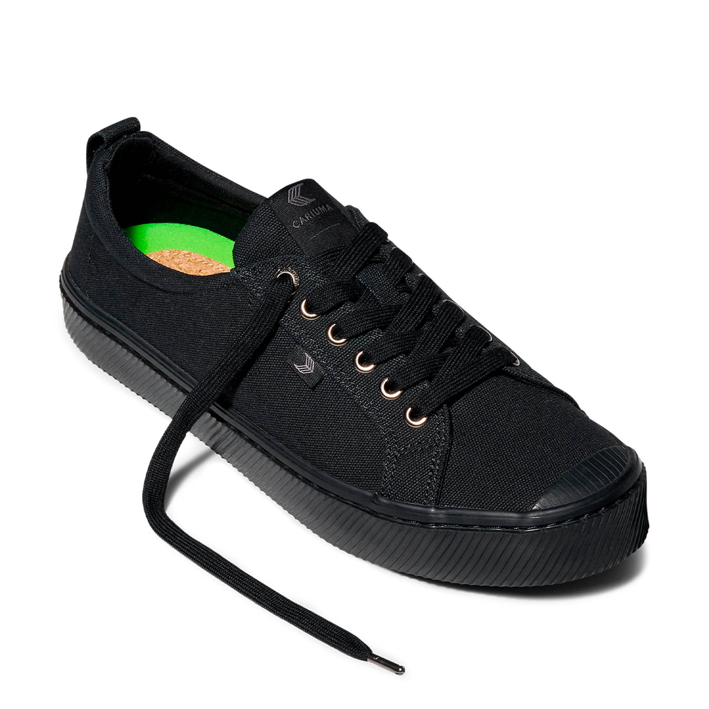 OCA Low All Black Canvas Sneaker