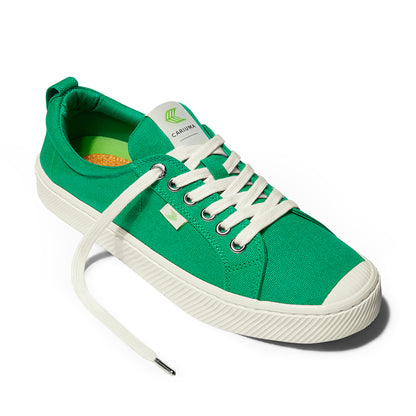 OCA Low Green Canvas Sneaker