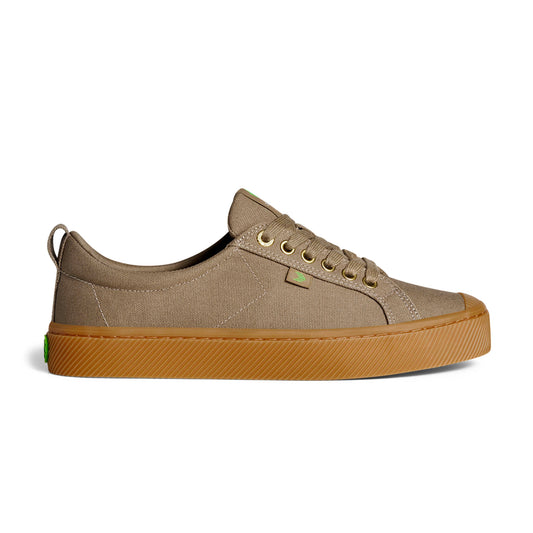 OCA Low Gum Burnt Sand Canvas Sneaker