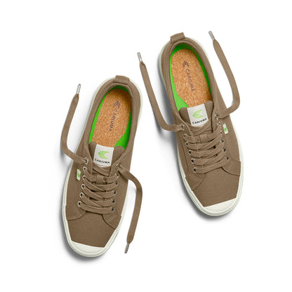 OCA Low Burnt Sand Canvas Sneaker