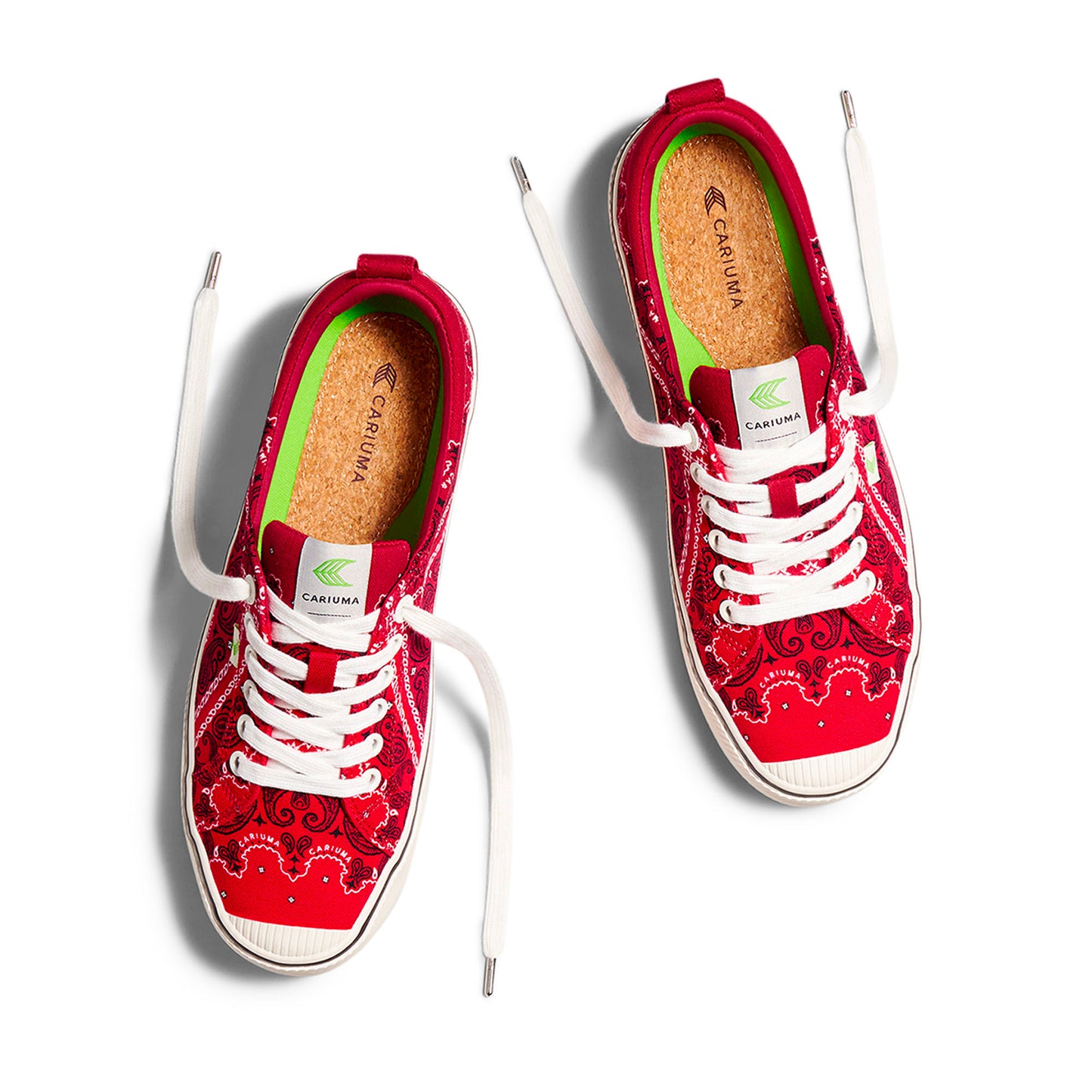 OCA Low Red Bandana Canvas Sneaker