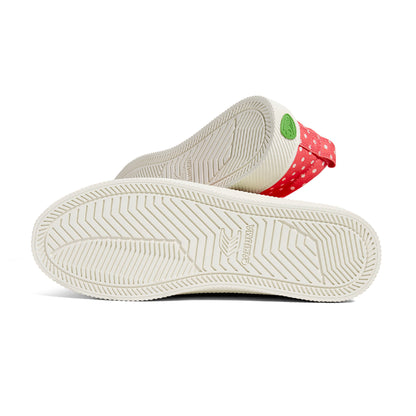 OCA Low Watermelon Canvas White Polka Dots Sneaker