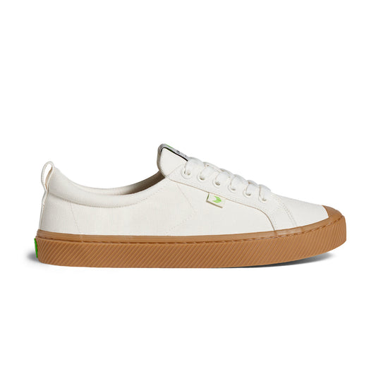 OCA Low Gum Off-White Canvas Sneaker