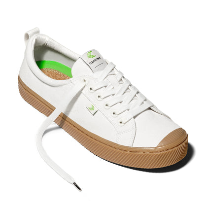 Tenisky OCA Low Gum Off-White Canvas