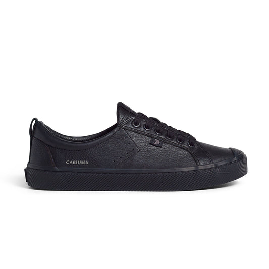 OCA Low All Black Premium Leather Sneaker