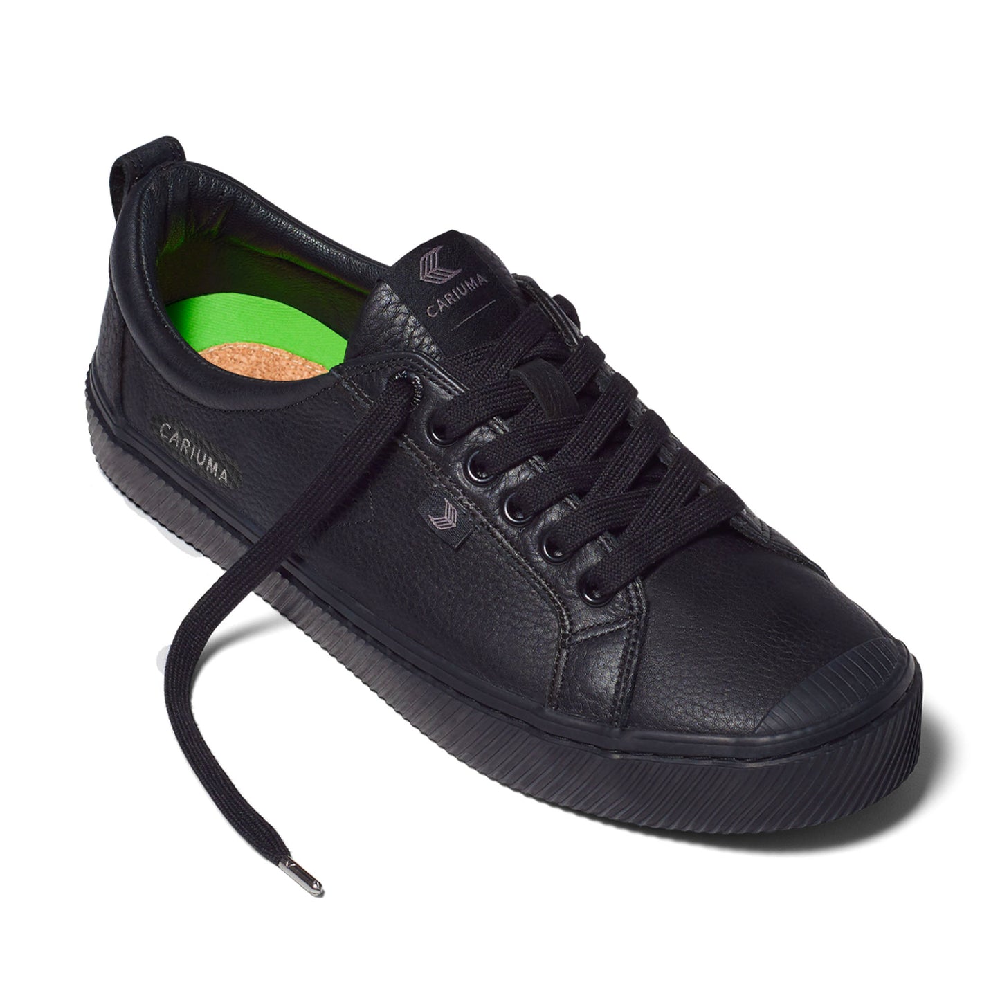 OCA Low All Black Premium Leather Sneaker