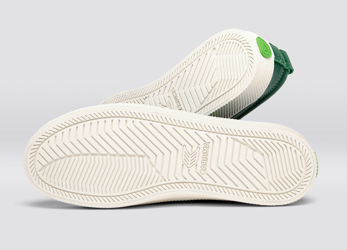 OCA Low Abundant Green Premium Leather Sneaker