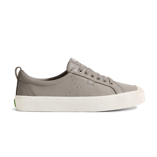 OCA Low Grey Premium Leather Sneaker