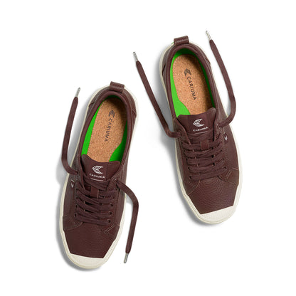 OCA Low Brown Premium Leather Sneaker