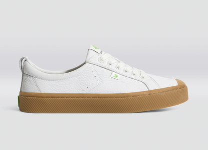 OCA Low Gum White Premium Leather Sneaker