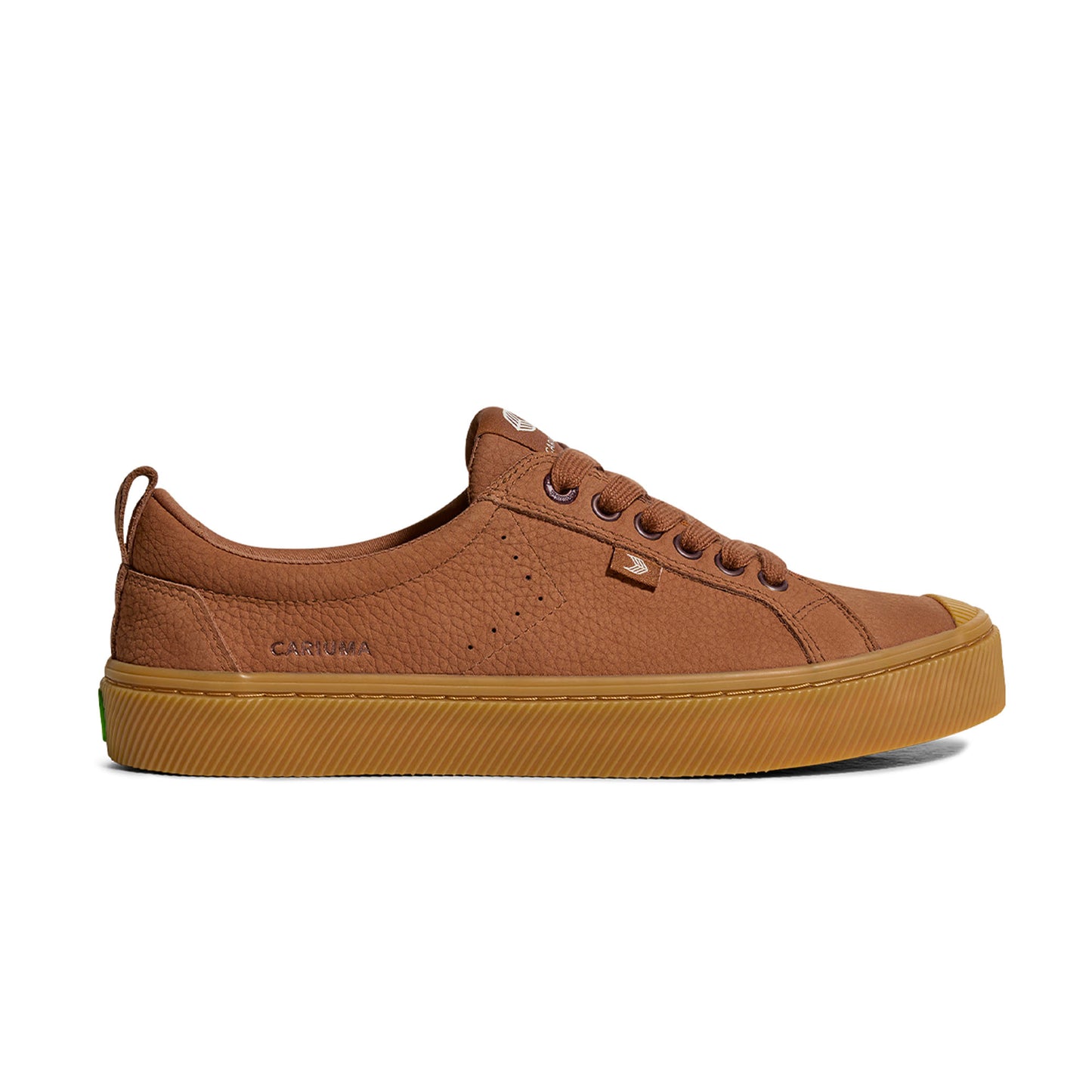 OCA Low Gum Sienna Brown Premium Leather Sneaker