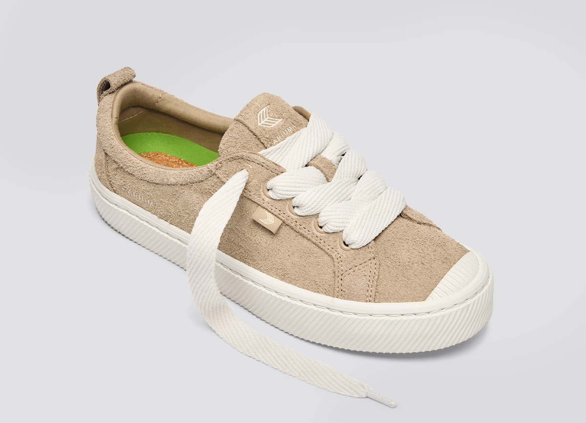 OCA Low Hairy Suede Desert Taupe