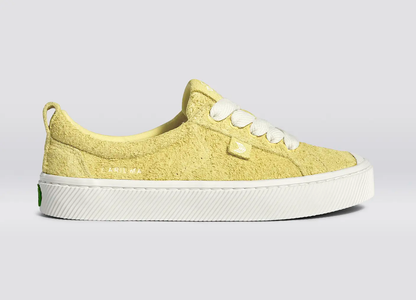 OCA Low Lemonade Hairy Suede Sneaker