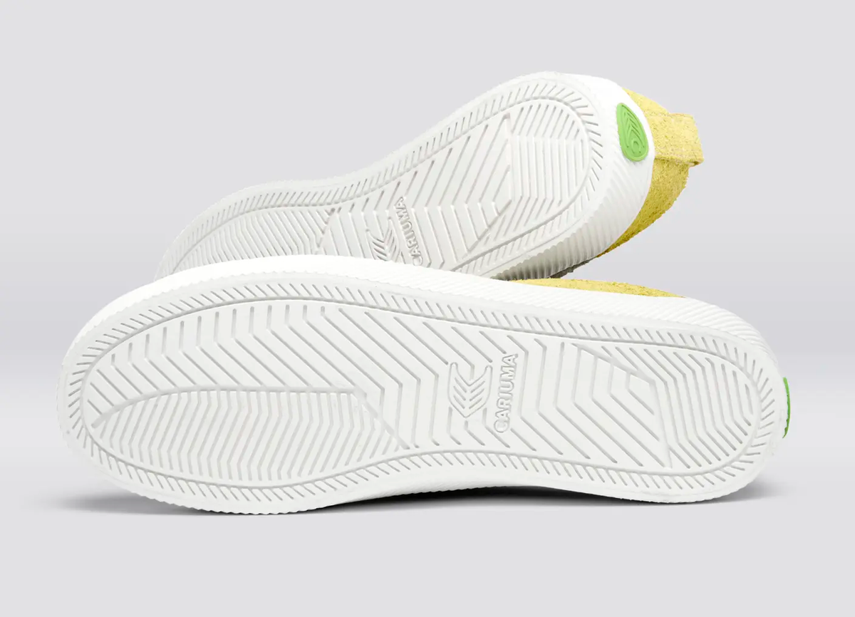 OCA Low Lemonade Hairy Suede Sneaker