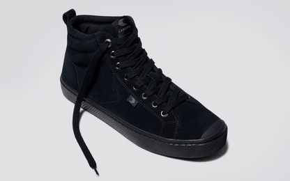 OCA High All Black Suede Sneaker