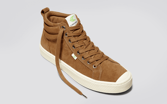 OCA High Camel Suede Sneaker