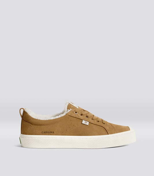 OCA Therma Low Camel Suede Sneaker