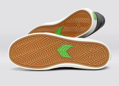 VALLELY PRO Magnet Grey Suede and Cordura Ivory Logo Sneaker