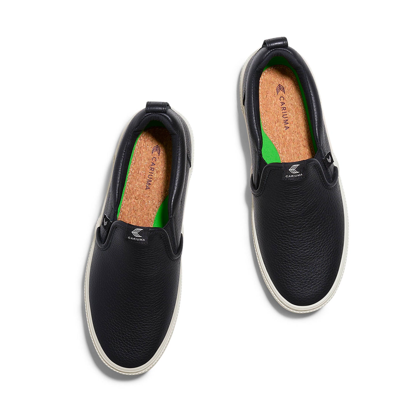 SLIP-ON Black Premium Leather Sneaker