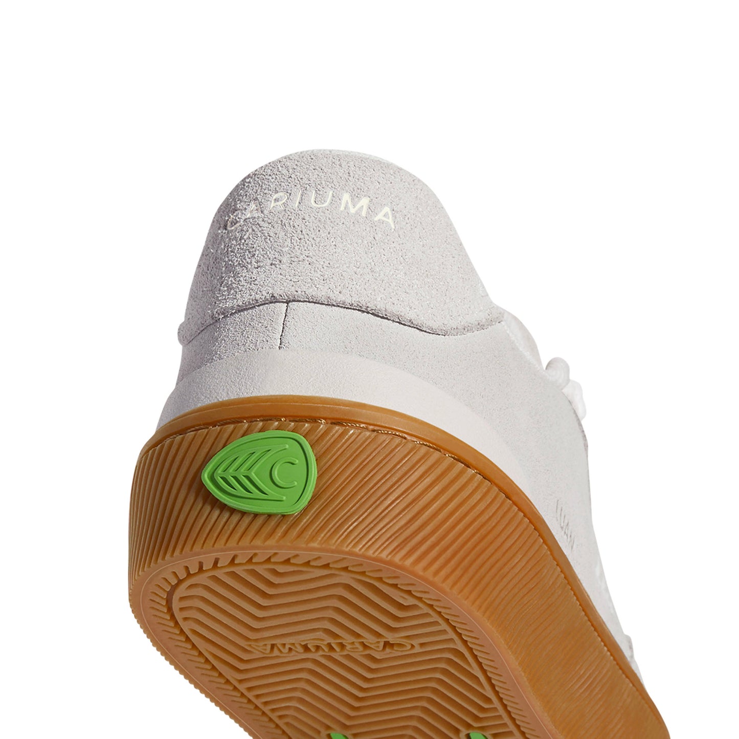 LUAN PRO Gum Smoke White Suede Off-White Logo Sneaker