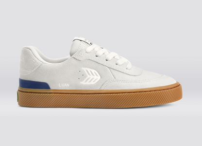 LUAN PRO Suede Smoke White