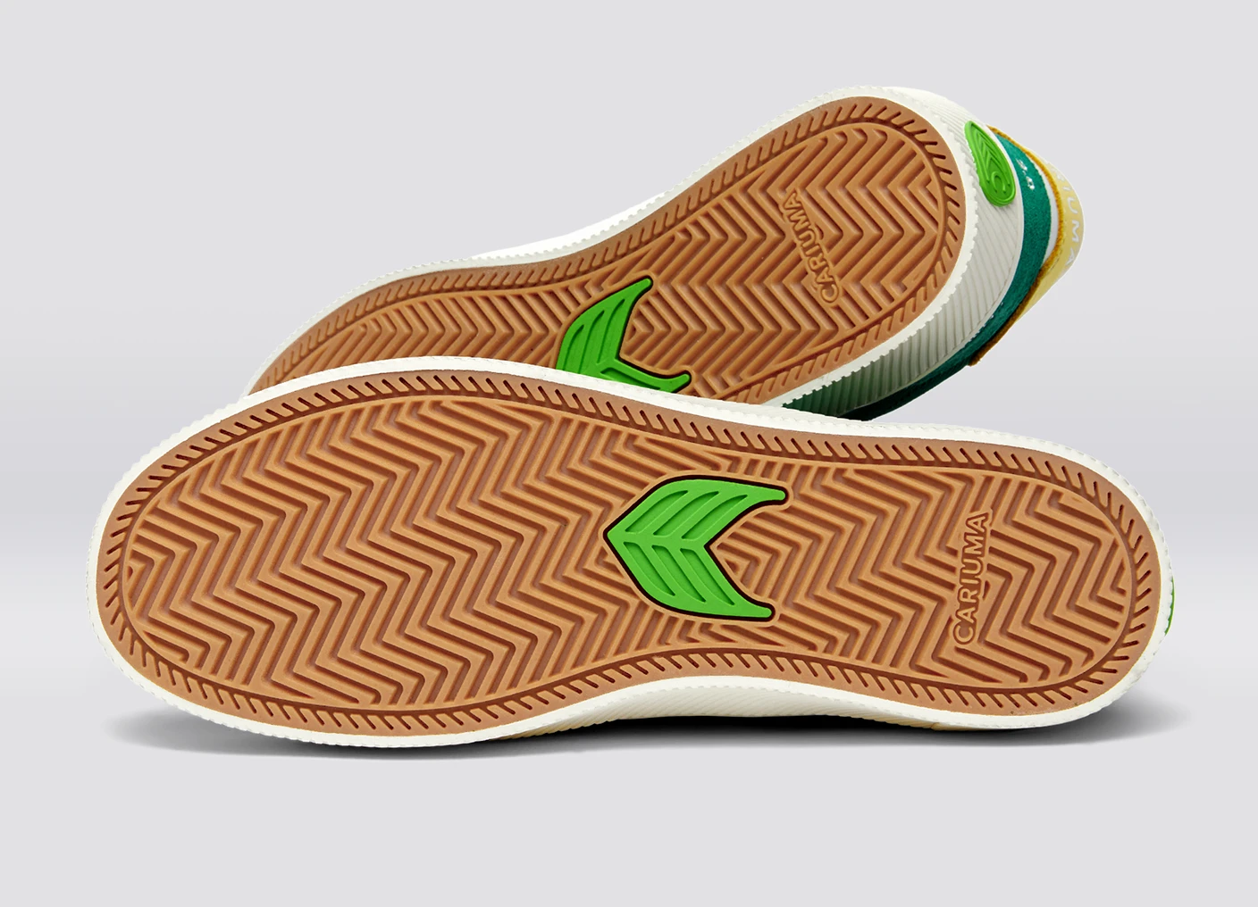 CATIBA PRO 2.0 Forest Green Suede and Cordura Ivory Logo Lemonade Sneaker