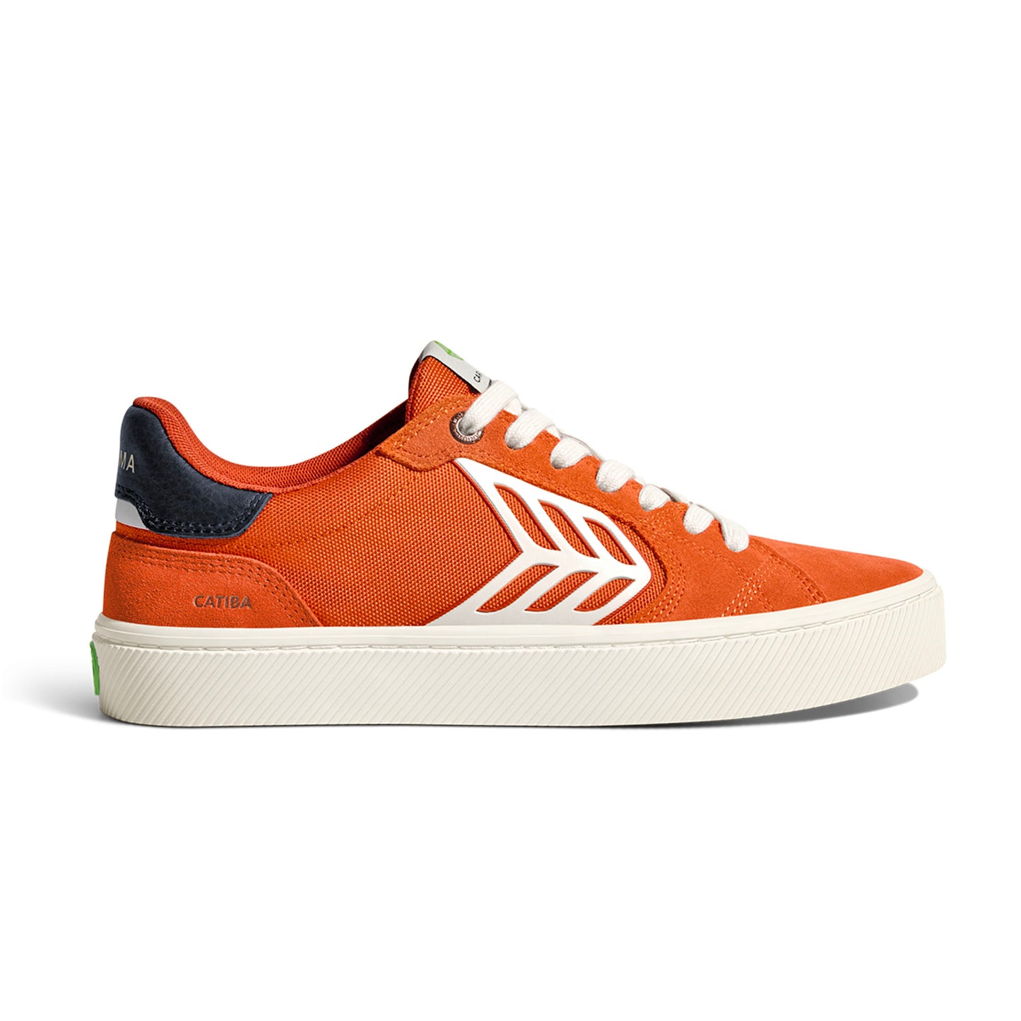 CATIBA PRO 2.0 Burnt Orange Suede and Cordura Ivory Logo Navy Sneaker