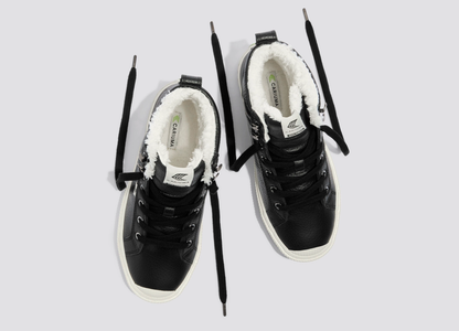 OCA Therma High Black Premium Leather Sneaker