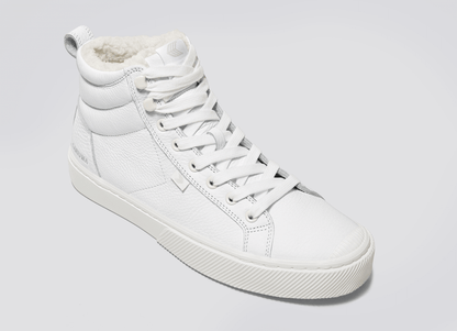 OCA Therma High Hooks White Premium Leather Boot