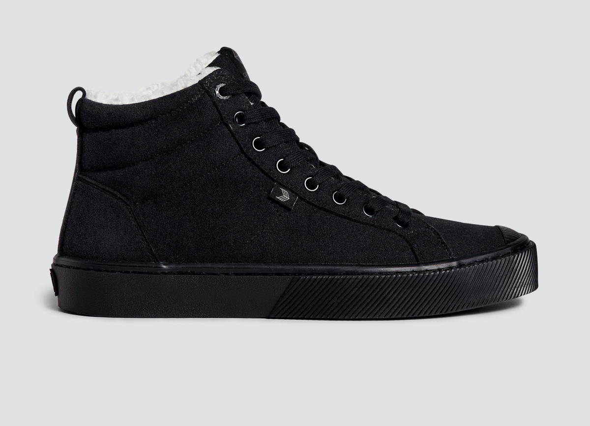 OCA Therma High All Black Suede Boot