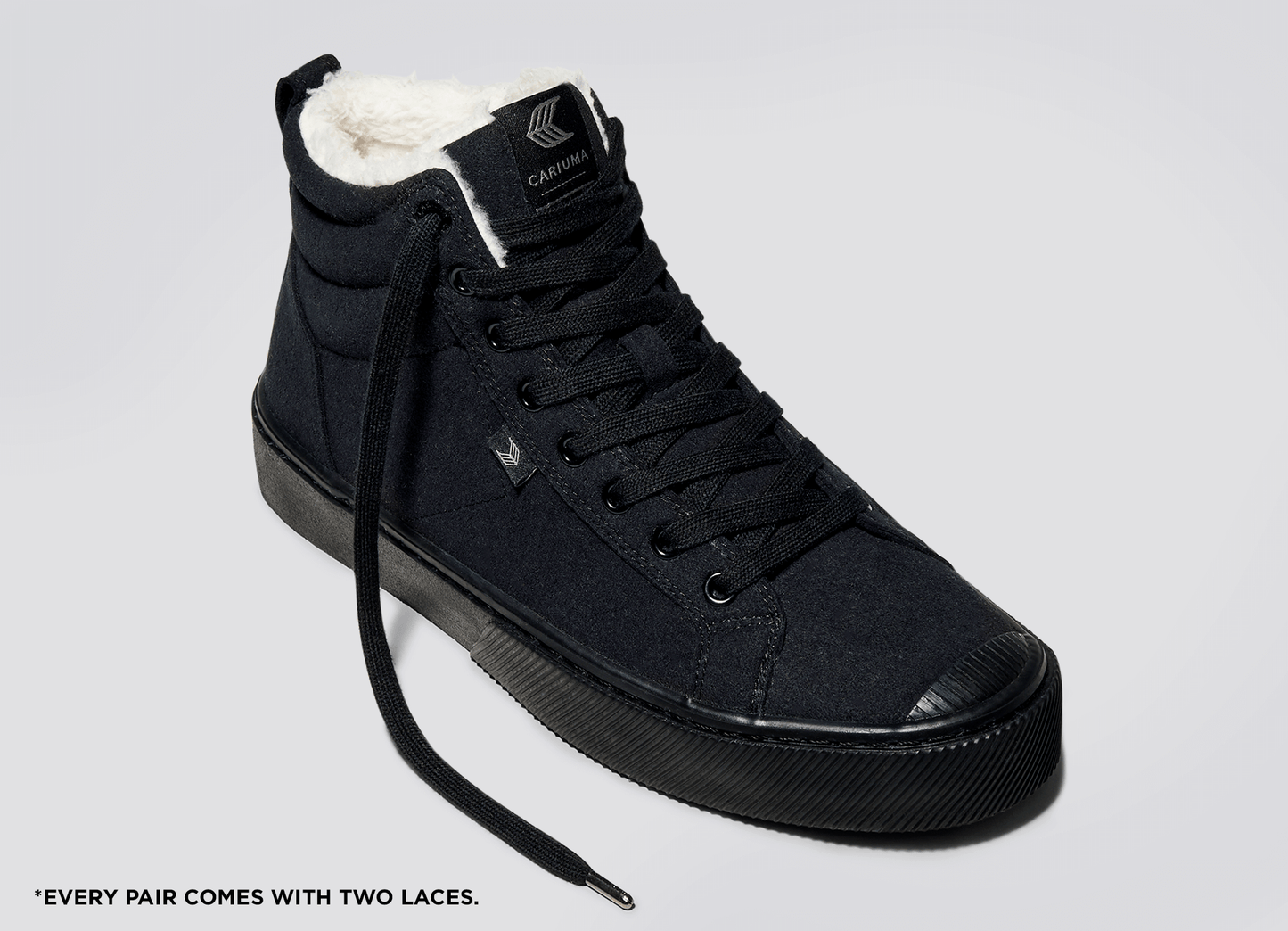 OCA Therma High All Black Suede Boot