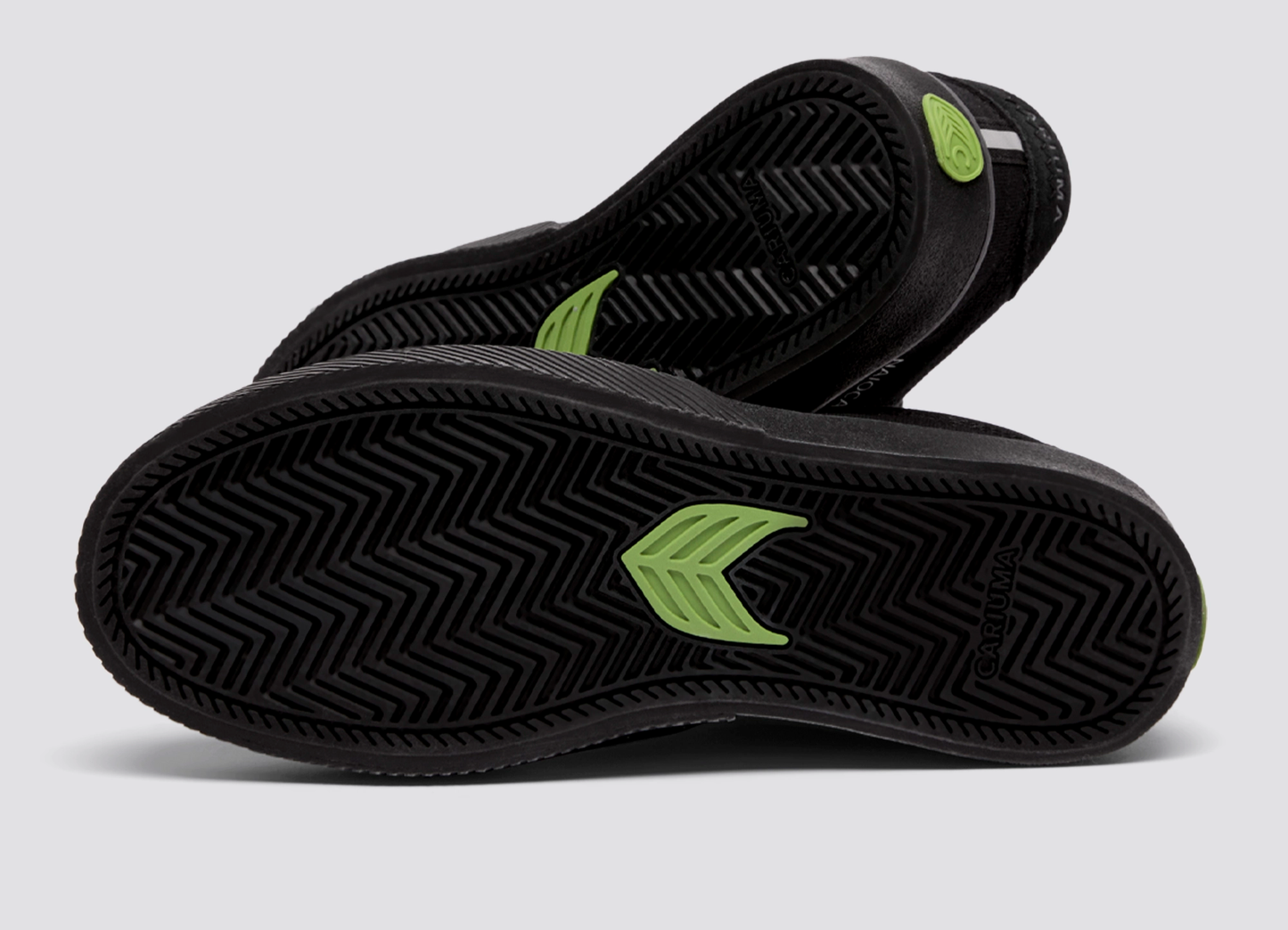 NAIOCA Stripe Suede and Canvas Black Magnet logo