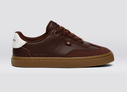 TOCA Coffee Brown Diamond Leather Brown Suede Sneaker