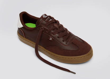 TOCA Coffee Brown Diamond Leather Brown Suede Sneaker