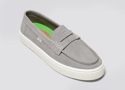 CAJU Loafer Light Grey Suede