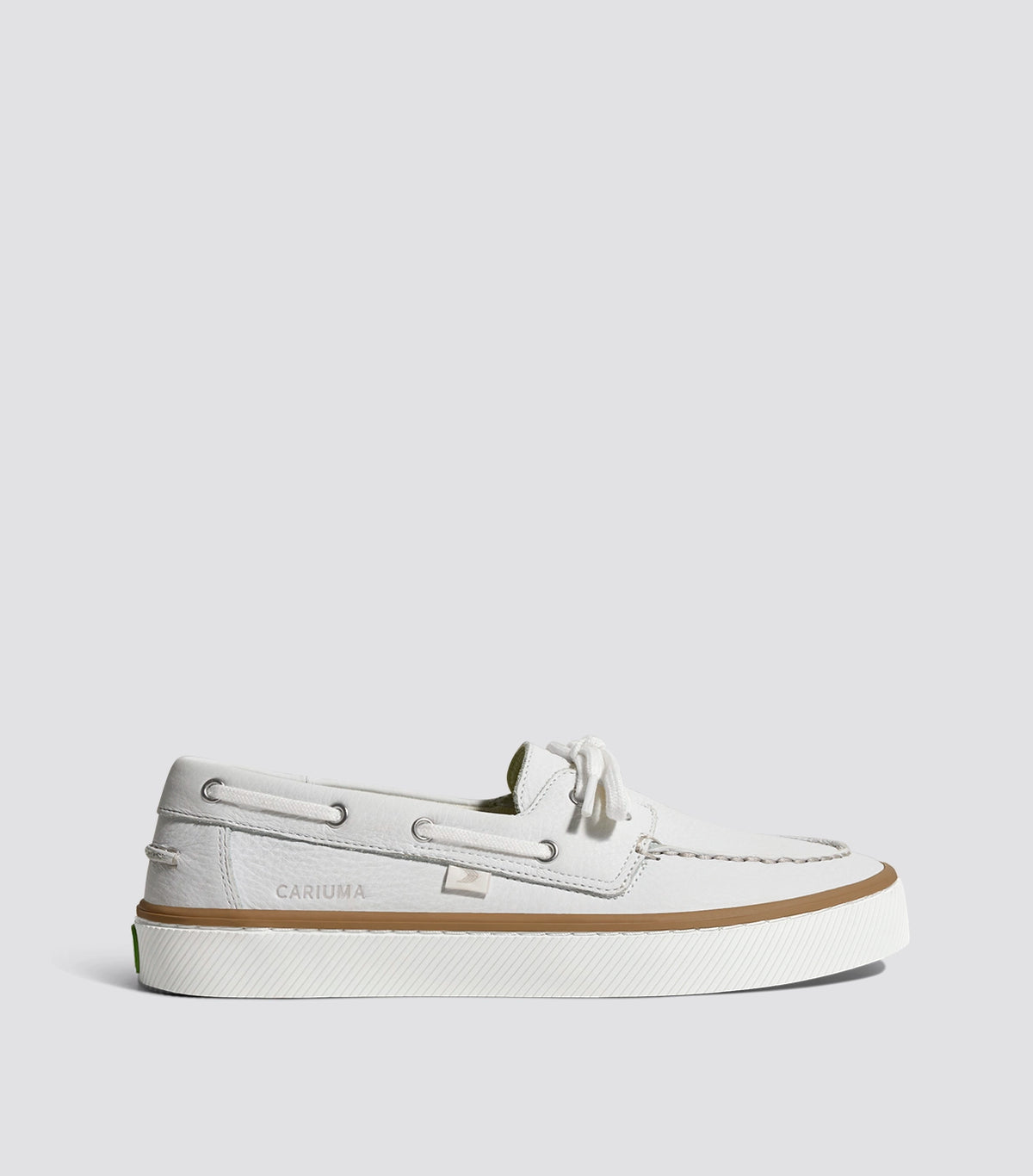 Mare Boat Shoe White Premium Leather