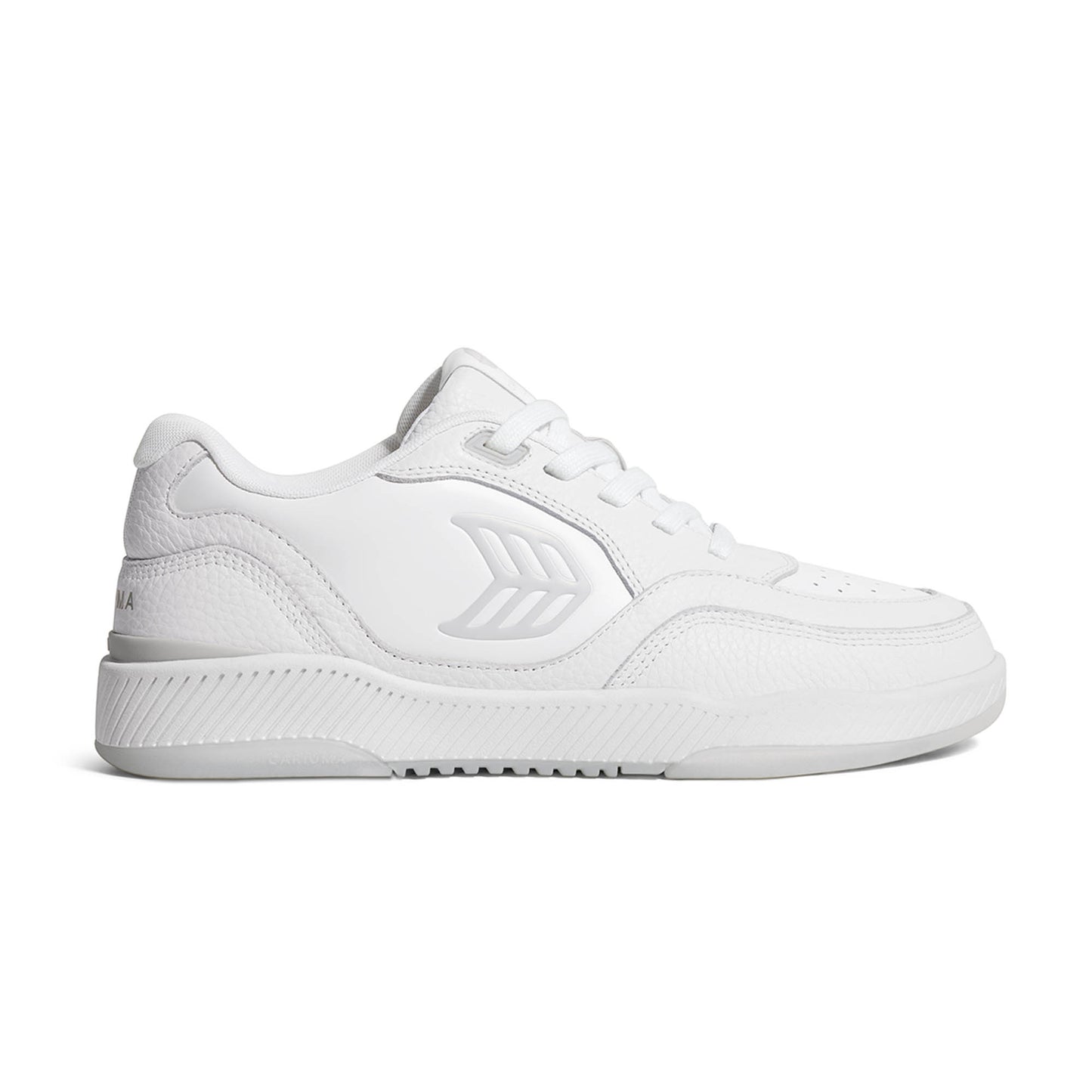 UBA White Premium Leather Ice Logo Sneaker